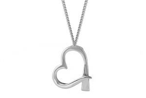 Farrier Nail Heart Necklace - Small