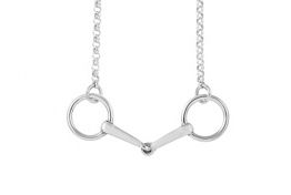 Snaffle Bit Necklace - Loose Ring