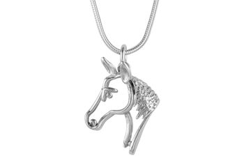 Horse Head Necklace (Silhouette)