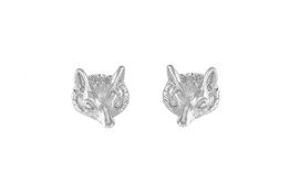 Fox Head Earrings (Winter)
